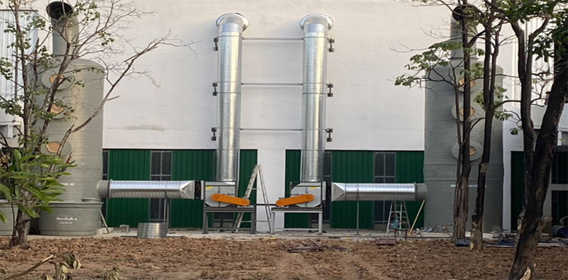 ระบบบำบัดกลิ่น สถานีขนถ่ายขยะ อ่อนนุข